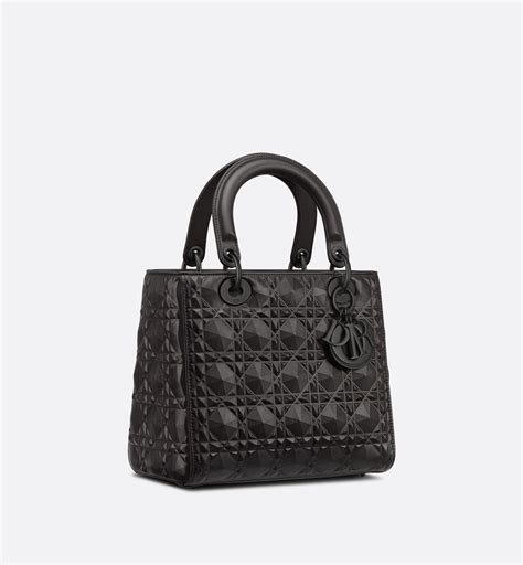 dior eiffel tower bag|Medium Lady Dior Bag Black and White Crinkled Calfskin with .